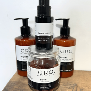 Hair By Georg - The Luxe Range - Vegan Friendly Biotin Shampoo & Conditioner, Biotin Serum & Biotin Gummies